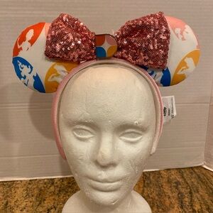 Disneyland Hotel The Villas Disney Vacation Club Mickey Ears Headband Sequin Bow